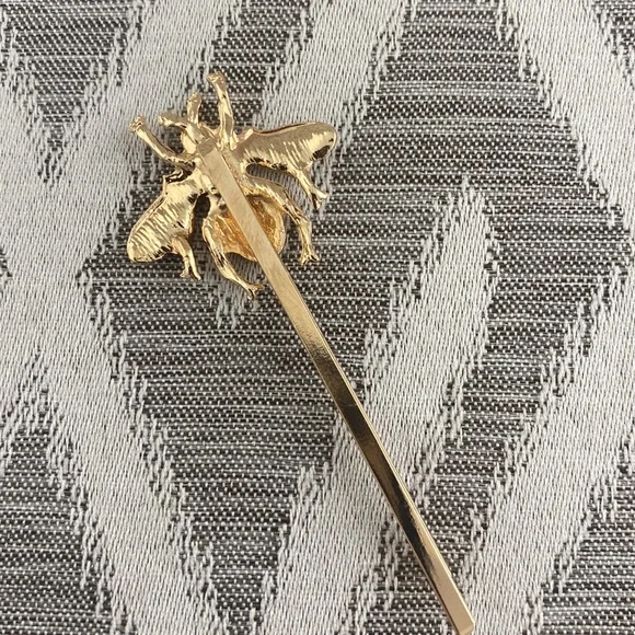 Hair Pin Gold Bee NWT Bumble Bee Single Hair Pin - Picture 3 of 3